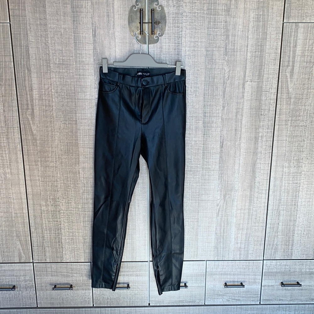 ZARA Faux Leather Pants